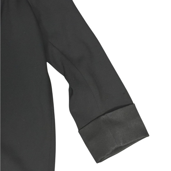 WILFRED - Aritzia Chevalier Blazer Black Silk Blend Open Jacket - Size 0 - Picture 5 of 6